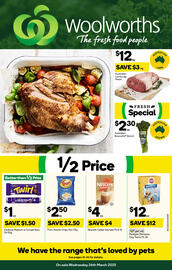 Woolworths catalogue week 13 Page 1