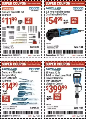 Harbor Freight Tools Weekly Ad (valid until 14-04)