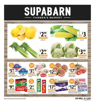 Supabarn catalogue (valid until 1-04)