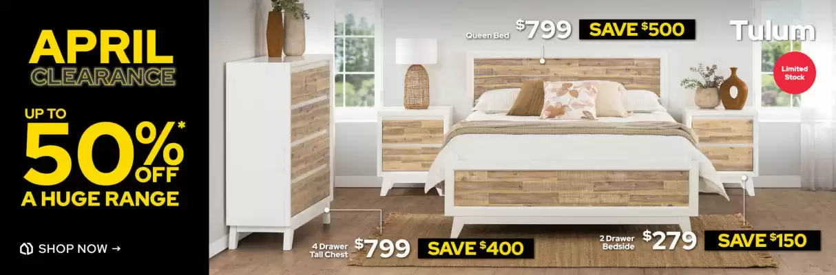 Amart Furniture catalogue (valid until 30-04)