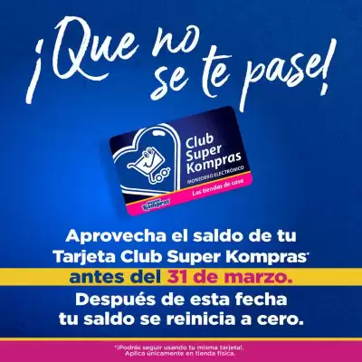 Catálogo Super kompras (válido hasta 31-03)