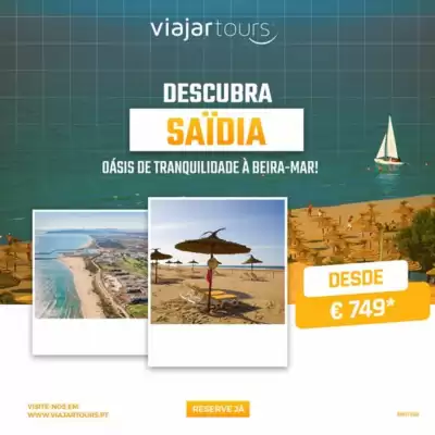 Folheto Viajar tours (válido até 30-03)