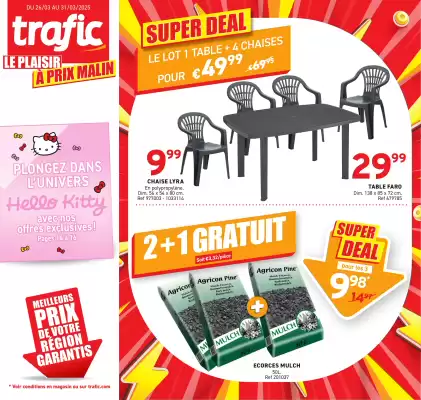 Catalogue Trafic (valable jusqu'au 31-03)