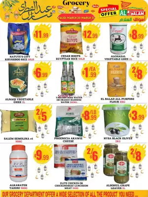 Al-Salam Supermarket flyer (valid until 2-04)