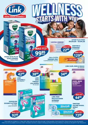 Link Pharmacy catalogue (valid until 13-04)