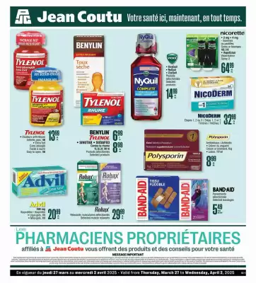 Jean Coutu flyer (valid until 3-04)