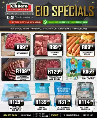 Chikro Food Market catalogue (valid until 31-03)