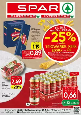 Eurospar Flugblatt (gültig bis 29-03)