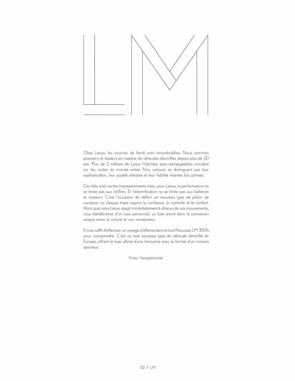 Catalogue Lexus (valable jusqu'au 27-03)