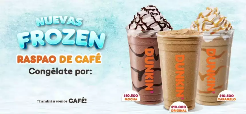 Catálogo Dunkin Donuts (válido hasta 30-04)