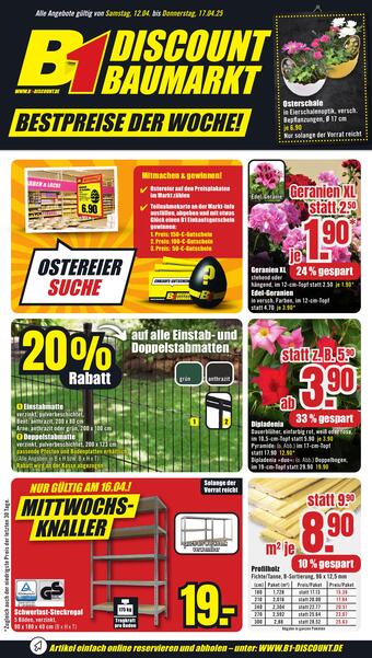 B1 Baumarkt Prospekt