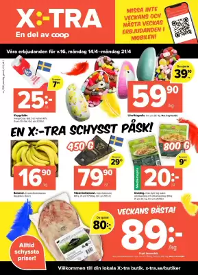 Coop Extra reklamblad (giltig till och med 21-04)