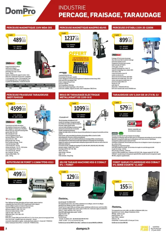 Catalogue DomPro (valable jusqu'au 27-06)