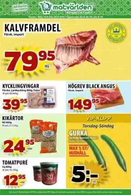 Matvärlden Tensta reklamblad (giltig till och med 20-04)