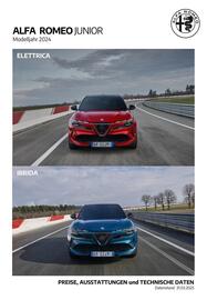 Alfa Romeo Flugblatt | Junior Seite 1