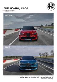 Alfa Romeo Flugblatt | Junior Seite 1