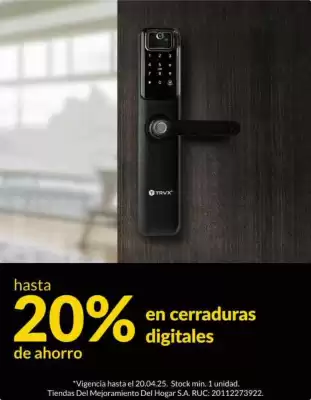 Catálogo Sodimac (válido hasta 20-04)