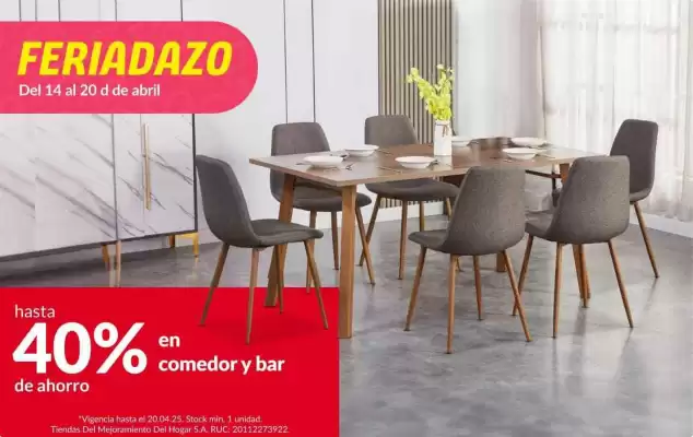 Catálogo Sodimac (válido hasta 20-04)