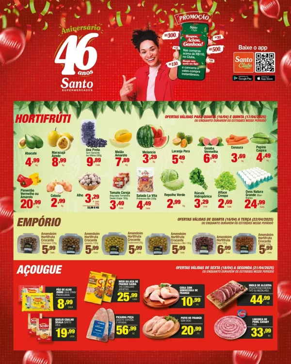 Catálogo Santo Supermercados (válido até 21-04)