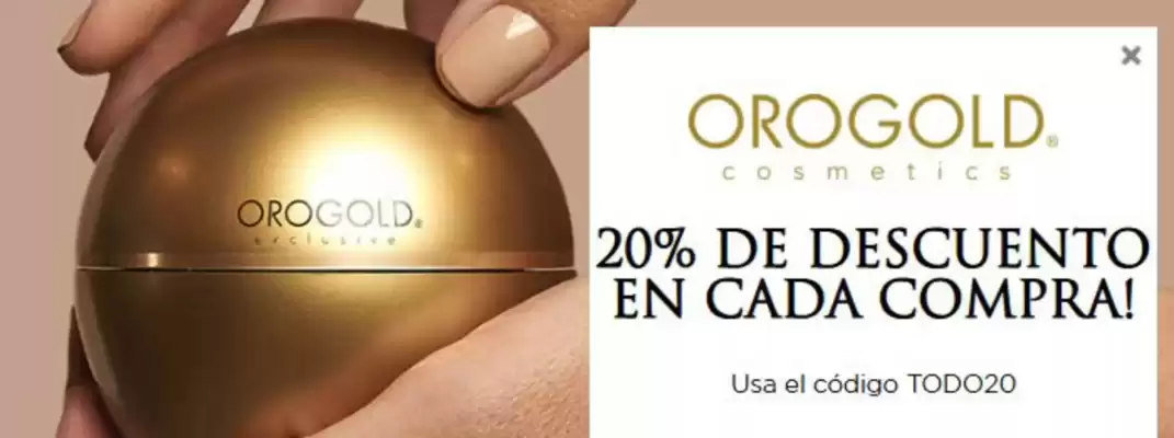 Folleto Orogold Cosmetics (válido hasta el 30-04)