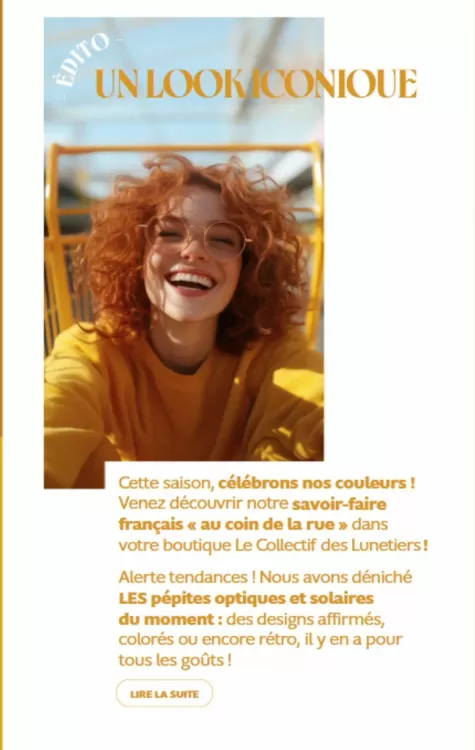 Catalogue Le Collectif des Lunetiers (valable jusqu'au 31-08)