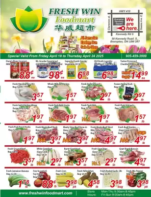 Fresh Win Foodmart flyer (valid until 24-04)