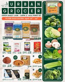 Urban Grocer flyer week 16 Page 1