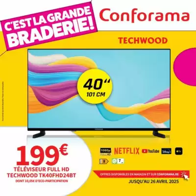 Catalogue Conforama (valable jusqu'au 26-04)