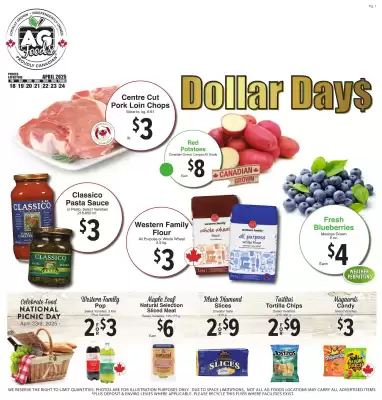 AG Foods flyer (valid until 24-04)