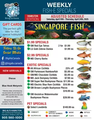Big Al&#x27;s Pets flyer (valid until 24-04)