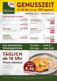Interspar Restaurant Flugblatt woche 18 Seite 1