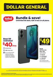 Dollar General Weekly Ad Page 1