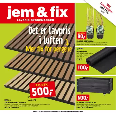jem & fix Kundeavis (gyldig til 26-04)