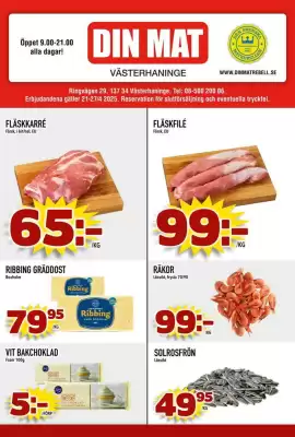 Din Mat reklamblad (giltig till och med 27-04)