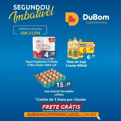 Catálogo Dubom Supermercados (válido até 21-04)