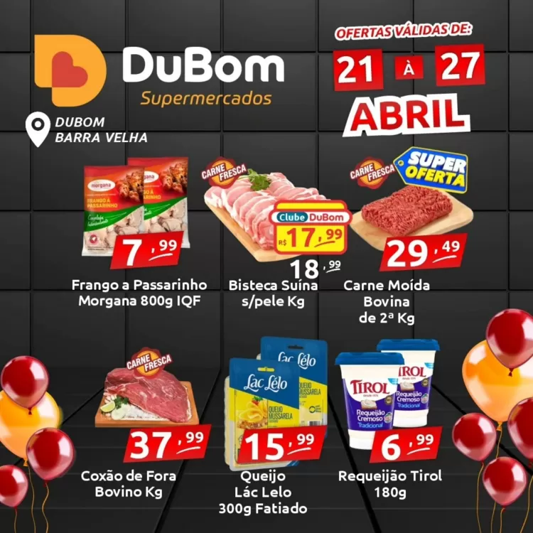 Catálogo Dubom Supermercados (válido até 27-04)