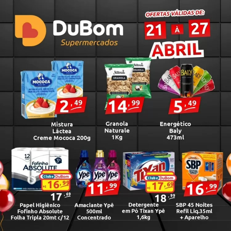 Catálogo Dubom Supermercados (válido até 27-04)