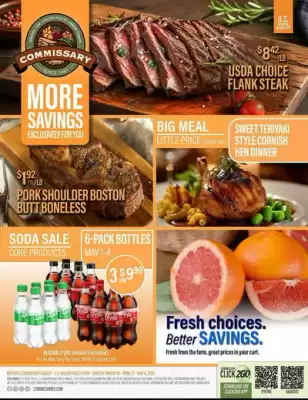 Commissary Weekly Ad (valid until 4-05)