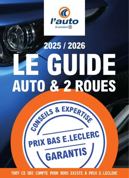 Catalogue E.Leclerc L'Auto (valable jusqu'au 28-03)