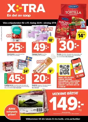 Coop Extra reklamblad (giltig till och med 27-04)