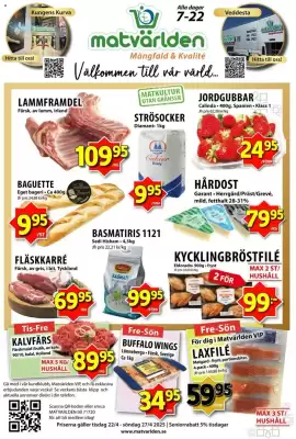 Matvärlden Tensta reklamblad (giltig till och med 27-04)