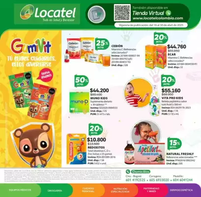 Catálogo Locatel (válido hasta 30-04)