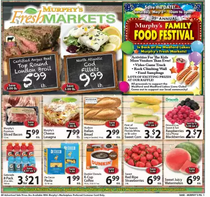 Murphy's Market ad (valid until 1-05)