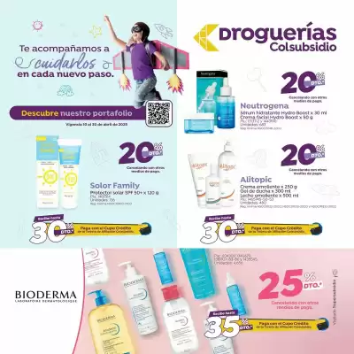Catálogo Droguerías Colsubsidio (válido hasta 30-04)