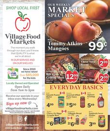 Village Food Markets flyer Page 1