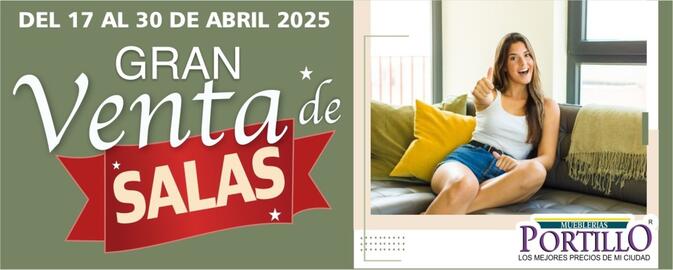 Catálogo Mueblerías Portillo semana 17 Página 1