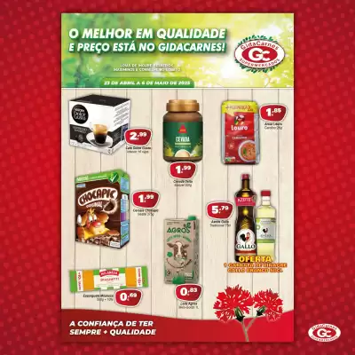 Folheto GidaCarnes Supermercados (válido até 6-05)
