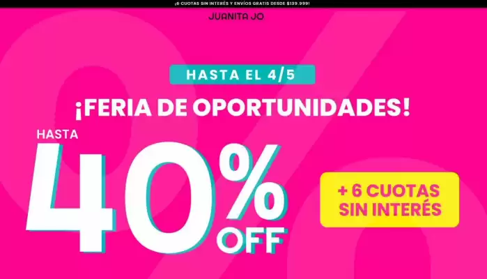 Catálogo Juanita Jo (válido hasta 30-04)