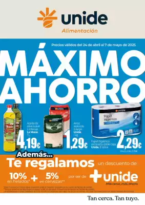 Folleto UNIDE Alimentación (válido hasta el 7-05)