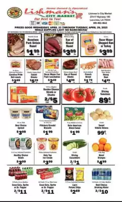 Lishman's City Market Weekly Ad (valid until 29-04)